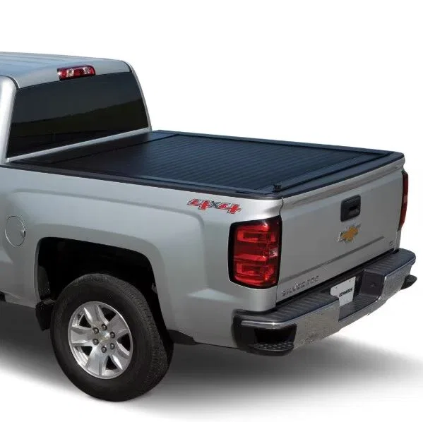 M-JRC190 – PACE EDWARDS Tonneau Cover, Manual Retractable Low Profile Matte Black ArmorTek Vinyl Over Aluminum Lockab...